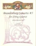 Brandenburg Concerto #5 for String Quartet