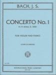 Bach - Concerto No.1 In A minor, S. 1041 for Violin and Piano