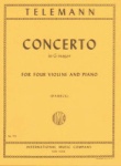 Telemann - Concerto in G major for four violins