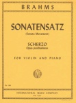 Brahms - Sonatensatz (Sonata Movement), Scherzo, Opus posthumous for Violin and Piano