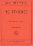 Kreutzer - 22 Studies for Cello Solo
