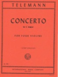 Telemann - Concerto In C Major, for four (4) Violins