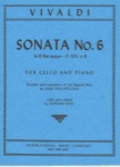 Vivaldi - Sonata No. 6 In B Flat major - F. XIV,  N.6, for Cello and Piano