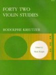 Kreutzer - Forty-two Violin Studies