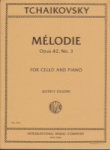 Melodie, Op 42, No 3, for Cello and Piano