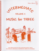 Intermediate Music for Three, Vol. 2 - Repertoire (Score)