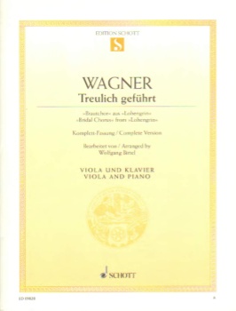 Bridal Chorus From Lohengrin For Viola And Piano