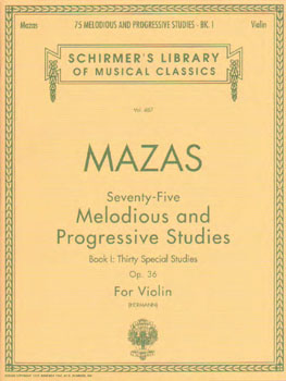 Mazas - 75 Melodious and Progressive Studies, Op 36