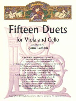 Fifteen Duets for Viola and Cello