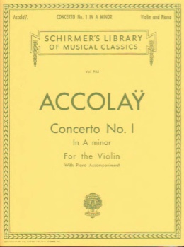 Accolay - Concerto No 1 In A Minor For Violin