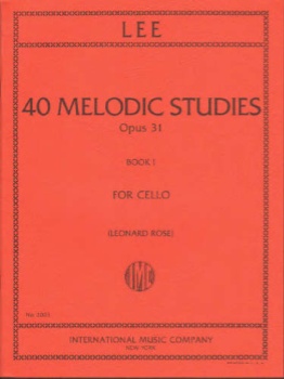 Lee - 40 Melodic Studies, Op 31 for Cello - Book 1