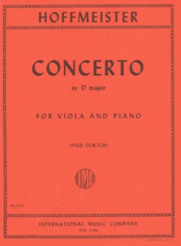 Hoffmeister - Concerto in D Major for Viola and Piano