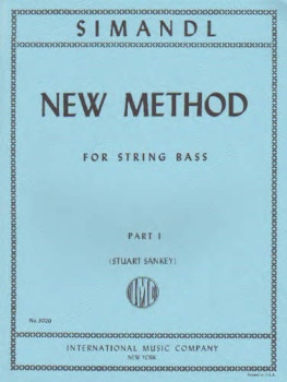 Simandl - New Method for String Bass, Part 1