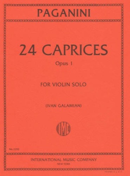 Paganini - 24 Caprices, Op 1 for Violin Solo