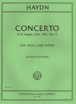 Haydn - Cello Concerto In D major, Hob. VIIb, No. 2, for Viola and Piano