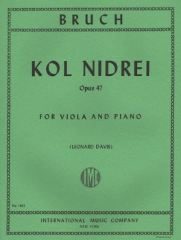 Bruch - Kol Nidrei Op 47 for Viola and Piano