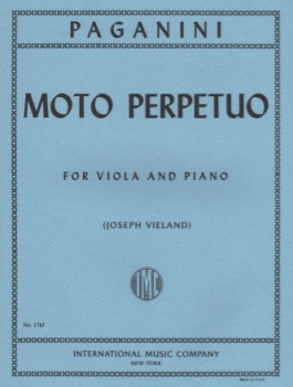 Paganini - Moto Perpetuo for Viola and Piano