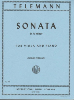 Telemann - Sonata In A minor for Viola and Piano