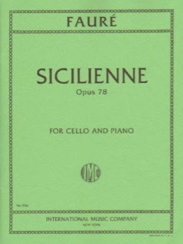Faure G: Sicilienne Op78
