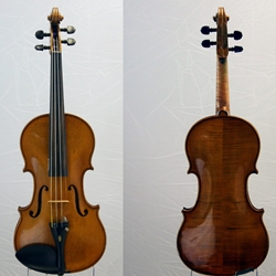 German Violin Labeled George Rums CA 1960